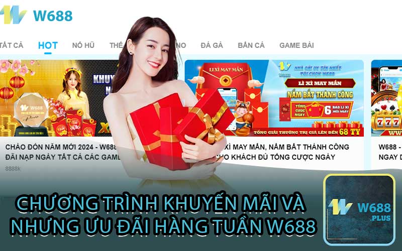 Chương trình khuyến mãi và nhưng ưu đãi hàng Tuần w688