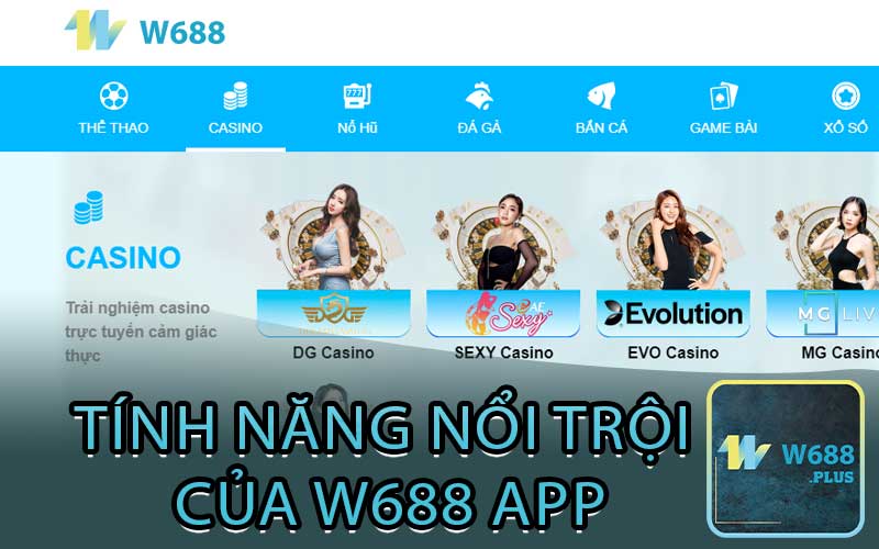 Tính năng nổi trội của w688