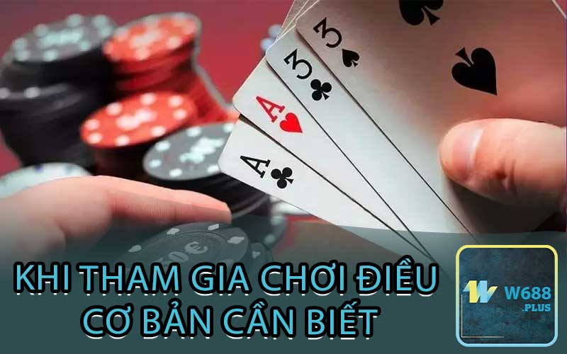 Khi tham gia chơi điều cơ bản cần biết