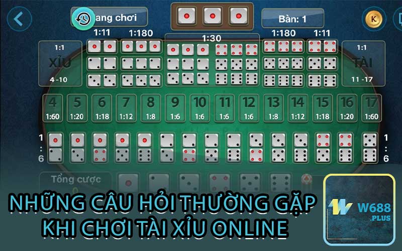 những câu hỏi thường gặp khi chơi tài xỉu online